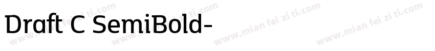 Draft C SemiBold字体转换